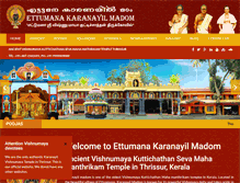 Tablet Screenshot of karanayilmadom.org